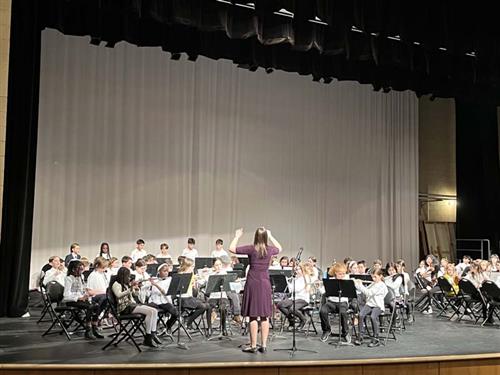 Students Performing at Concert